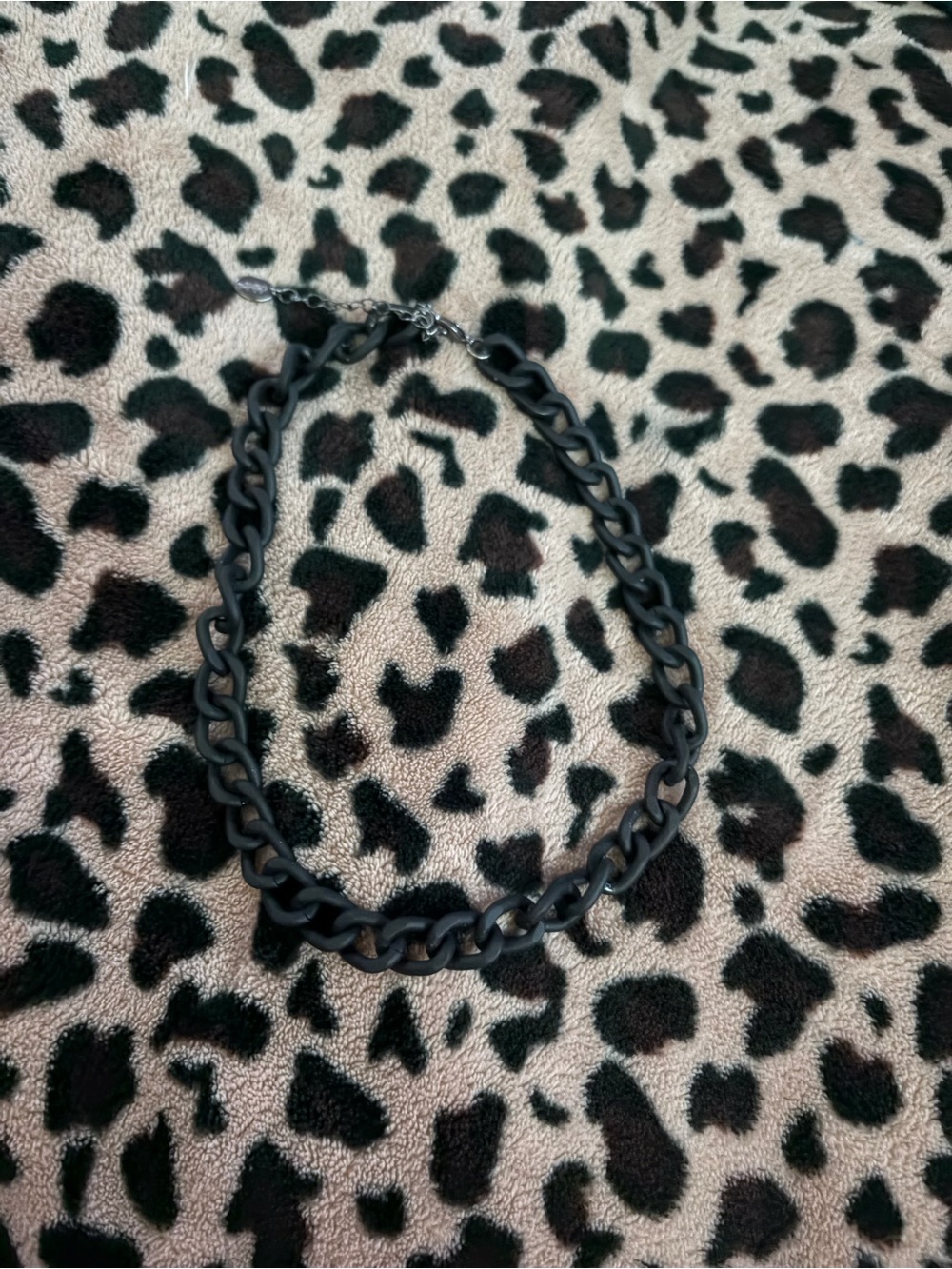matte black chain